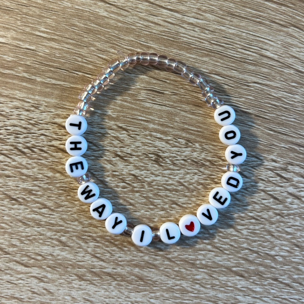 Taylor swift beaded friendship bracelet